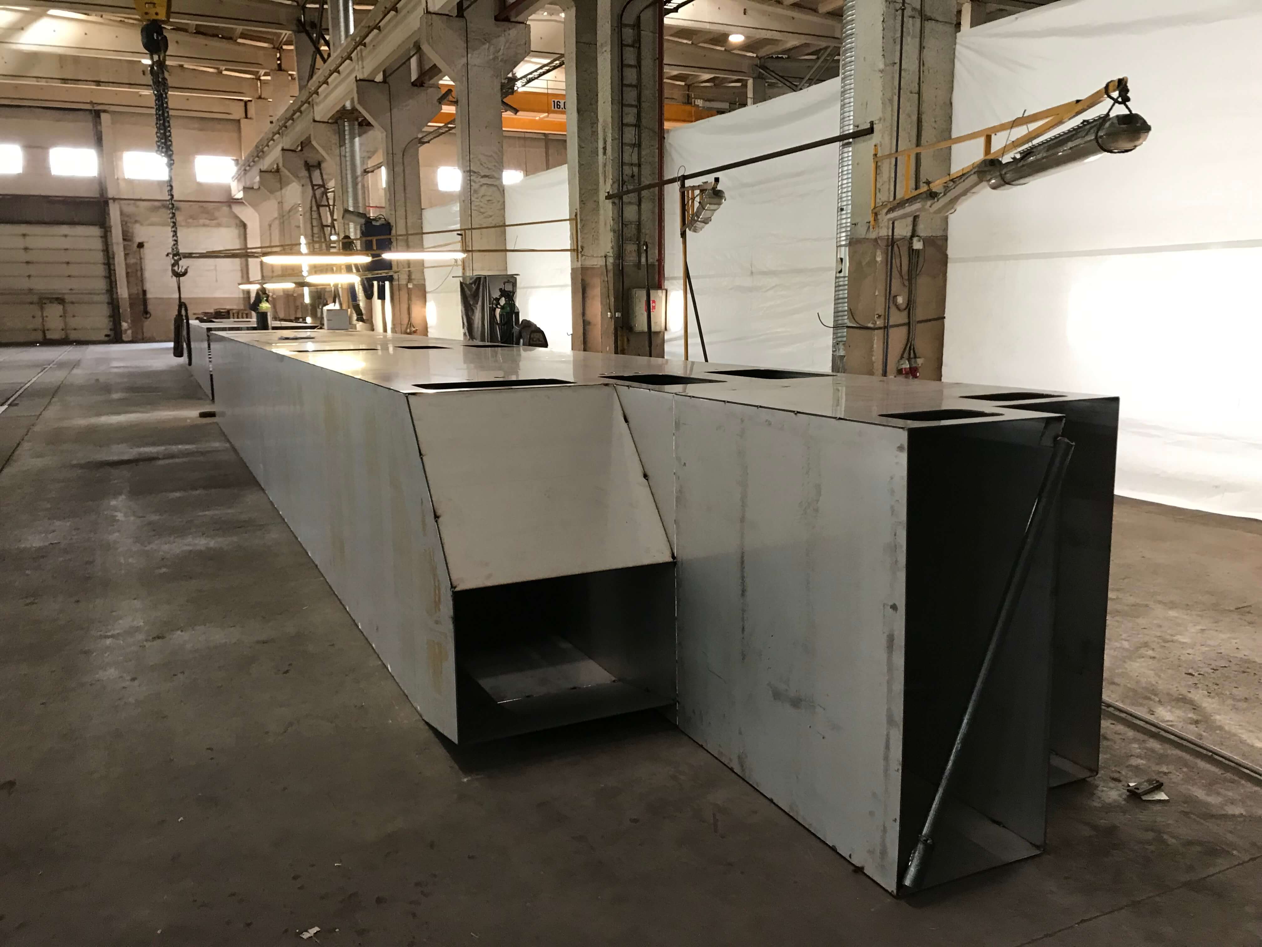 Stainless steel heavy ducts