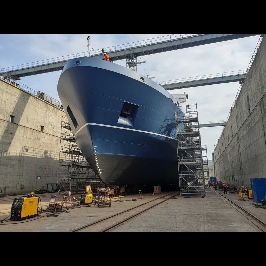Work in shipyard